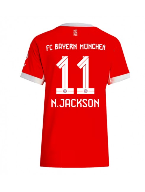 Bayern Munich Nicolas Jackson #11 Zenski Domaci Dres 2025-26 Kratak Rukavima Bayern Munich Nicolas Jackson #11 Zenski Domaci Dres 2025-26 Kratak Rukavima